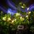 Светильник светодиодный Каскад Полет бабочки 2.5м садовый с выносной солнечн. панелью и аккумулятором холод. бел. Lamper 602-269 REXANT