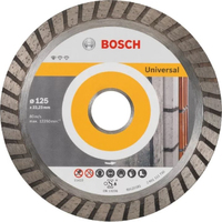 Алмазный отрезной круг Standard for Universal Turbo 125х22.23 мм по строительным материалам | 2608602394 BOSCH Диск универсальный тубо цена, купить