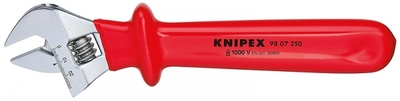 Ключ разводной VDE 1000В L-260мм диэлектрический Knipex KN-9807250 мм аналоги, замены