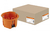 Коробка установочная 65х45 с саморезами, пластиковые лапки, оранжевая (для полых стен) | SQ1403-0022 TDM ELECTRIC