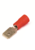 Наконечник плоский РпИп 1.5-7-0.8 красный QUADRO (100шт) с изолированным фланцем (вилка) DKC (ДКС) 2A22P