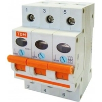 Выключатель нагрузки модульный (мини-рубильник) ВН-32 3P 25A | SQ0211-0023 TDM ELECTRIC цена, купить