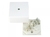 Коробка распределительная ОП 60х60х30мм с клемм. бел. HEGEL КРК2701