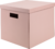 Коробка складная 31x31x30 см картон цвет розовый STORIDEA