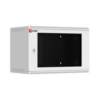 Шкаф телекоммуникационный настенный 6U (600х350) дверь стекло, Astra A серия EKF Basic | ITB6G350