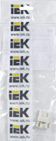 Заглушка для кабель-канала IEK КМЗ 15х10 мм цвет белый 4 шт. (ИЭК)