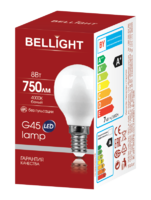 Лампа светодиодная Bellight E14 175-250 В 8 Вт шар 750 лм нейтральный белый цвет света