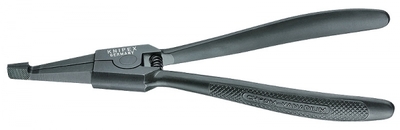 Щипцы для внешних подковообразных пружинных стопорных колец на валах прямые губки min зазор кольце 44350мм L-170мм Cr-V Knipex KN-4510170 мм 36 аналоги, замены