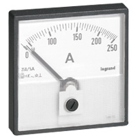 Измерительная шкала (1 круглая + 1 квадратная) для аналоговых амперметров - 0-250 A | 014616 Legrand к купить в Москве по низкой цене