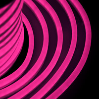 Гибкий Неон LED - розовый, оболочка розовая, бухта 50м | 131-027 NEON-NIGHT
