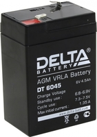 Аккумулятор 6В 4.5А.ч Delta DT 6045 купить в Москве по низкой цене