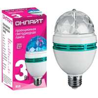 Лампа светодиодная 61 120 OLL-DISCO-3-230-RGB-E27 3Вт ОНЛАЙТ 61120 Navigator 20225