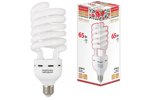 Лампа энергосберегающая КЛЛ 65Вт Е27 840 cпираль НЛ-HS | SQ0347-0041 TDM ELECTRIC цена, купить